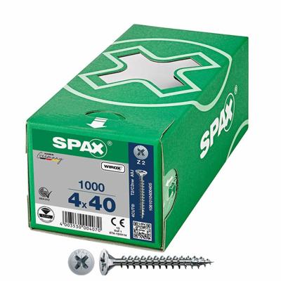 Schroefdoos SPAX Wirox Z2 Platte kop 4,0 x 40 mm 1000 Unidades