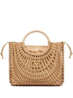 Valentino Garavani sac cabas AllKnots tressé - Tons neutres Valentino Garavani sac cabas AllKnots tressé - Tons neutres