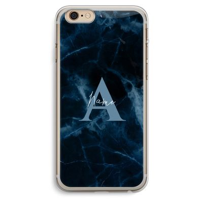 Midnight Marble: iPhone 6 Plus / 6S Plus Transparant Hoesje
