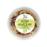 Nice & Nuts Notenmix met pinda zonder zeezout geroosterd bio 175 Gram