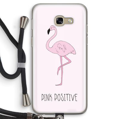 Pink positive: Samsung Galaxy A5 (2017) Transparant Hoesje met koord
