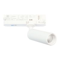 BS0066 LED 3-fase railspot Koker 10W 2700K 36º Dimbaar Wit - thumbnail