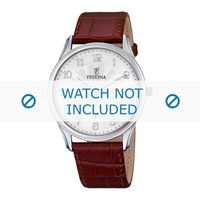 Horlogeband Festina F6851-1 Croco leder Bruin 21mm