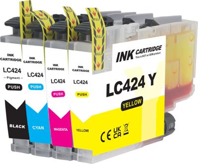 Huismerk Brother LC-424 voordeelset