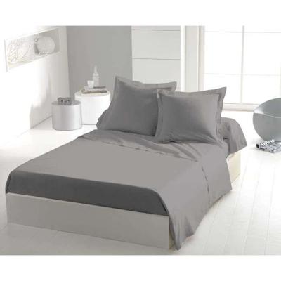 Laken - HOME LINGE PASSION - 240 x 300 cm - Lichtgrijs