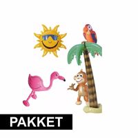 Opblaasbare Hawaii versiering pakket   - - thumbnail