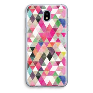 Gekleurde driehoekjes: Samsung Galaxy J5 (2017) Transparant Hoesje