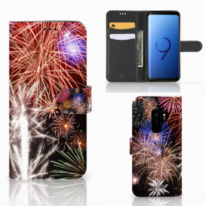 Samsung Galaxy S9 Plus Wallet Case met Pasjes Vuurwerk