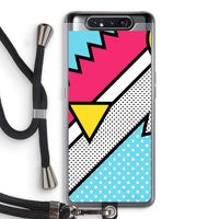 Pop Art #3: Samsung Galaxy A80 Transparant Hoesje met koord