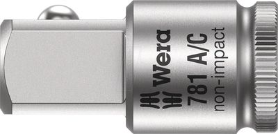 Wera 781 A/C 1/4" Adapter | Verbindingsstuk | 781 A/Cx1/2"x36.0x1/4" - 05042671001