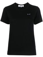 Comme Des Garçons Play t-shirt à patch poitrine - Noir