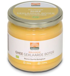 Mattisson HealthStyle Biologische Ghee Geklaarde Boter