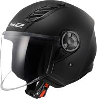 LS2 "of616 airflow ii solid" jethelm helmet airflow ii of6 solid sw matt gr. xs