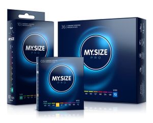 MySize PRO 72mm - Ruimere XXXXL Condooms 10 stuks