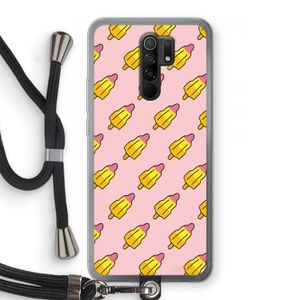 Waterijsjes: Xiaomi Redmi 9 Transparant Hoesje met koord