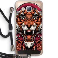 Tiger and Rattlesnakes: Samsung Galaxy J3 (2016) Transparant Hoesje met koord