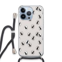 Miauw: iPhone 13 Pro Transparant Hoesje met koord