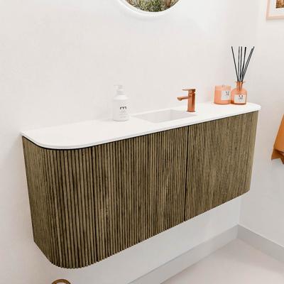 Toiletmeubel Mondiaz Joya | 103.2 cm | Meubelkleur Dusk | Faye wastafel Talc Midden | 1 kraangat Toiletmeubel Mondiaz Joya | 103.2 cm | Meubelkleur Dusk | Faye wastafel Talc Midden | 1 kraangat