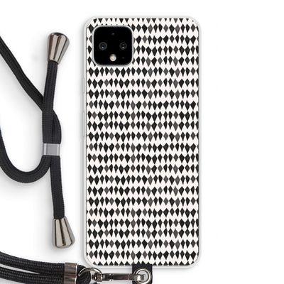 Crazy shapes: Pixel 4 XL Transparant Hoesje met koord