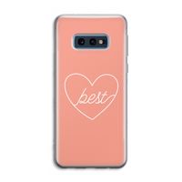Best heart: Samsung Galaxy S10e Transparant Hoesje