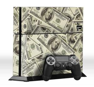 Sticker Playstation 4 Dollar