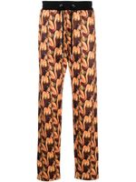 Roberto Cavalli pantalon de jogging à motif graphique - Rouge