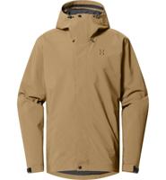 Haglofs Breeze Proof Hardshell Jas Heren Oak Brown XL