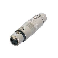 Neutrik NA3FF XLR female naar XLR female adapter