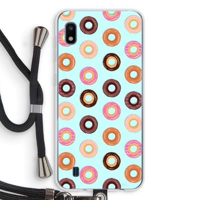 Donuts: Samsung Galaxy A10 Transparant Hoesje met koord