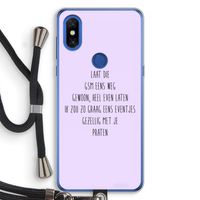 GSM: Xiaomi Mi Mix 3 Transparant Hoesje met koord