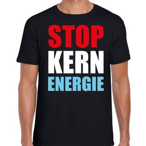 Stop kern energie protest / betoging shirt zwart voor heren 2XL  -