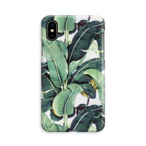 Bananenbladeren: iPhone X Volledig Geprint Hoesje
