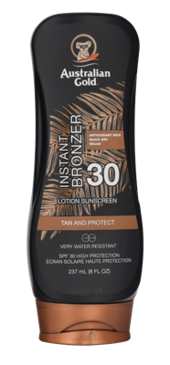 Australian Gold Instant Bronzer Lotion Sunscreen SPF30 237 ml