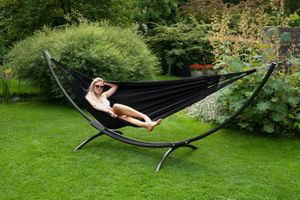 'Arc & Comfort' Black Tweepersoons Hangmatset - Zwart - Tropilex ®
