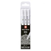 Sakura • gelly roll gelpen 08 wit 3stuks