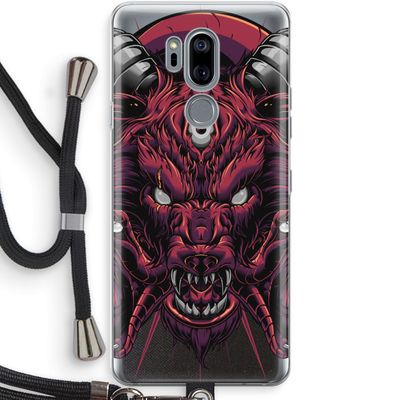 Hell Hound and Serpents: LG G7 Thinq Transparant Hoesje met koord