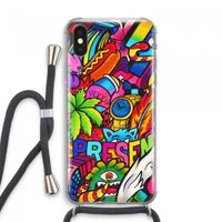 Represent: iPhone XS Max Transparant Hoesje met koord