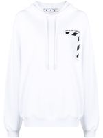 Off-White hoodie à logo imprimé - Blanc - thumbnail