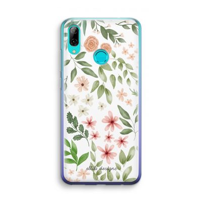 Botanical sweet flower heaven: Huawei P Smart (2019) Transparant Hoesje