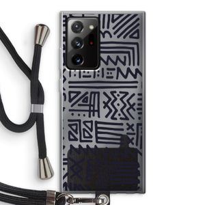 Marrakech print: Samsung Galaxy Note 20 Ultra / Note 20 Ultra 5G Transparant Hoesje met koord