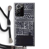 Marrakech print: Samsung Galaxy Note 20 Ultra / Note 20 Ultra 5G Transparant Hoesje met koord