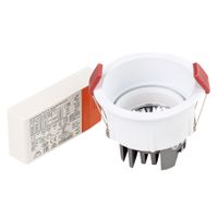 BM100-04 Rond kantelbaar verdiept Wit