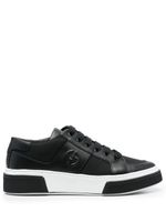 Giorgio Armani baskets à lacets - Noir