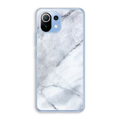 Witte marmer: Xiaomi Mi 11 Lite Transparant Hoesje