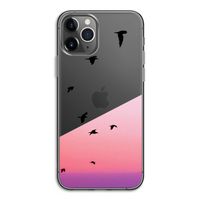 Fly away: iPhone 11 Pro Transparant Hoesje