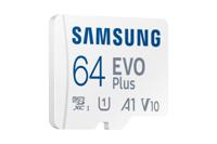 Samsung EVO Plus microSD-kaart Retail 64 GB UHS-I, v30 Video Speed Class, A2 Application Performance Class Incl. SD-adapter - thumbnail