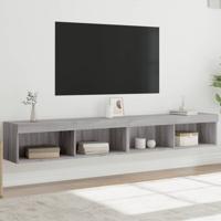 Tv-meubels met LED-verlichting 2 st 100x30x30 cm grijs sonoma Tv-meubels met LED-verlichting 2 st 100x30x30 cm grijs sonoma