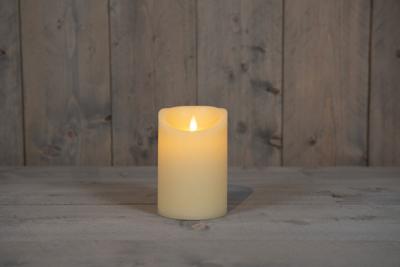 IVOOR KAARS WAX RUSTIEK BEWEGENDE VLAM 10X15CM 2XC /TIMER - Annas collection