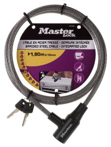 Masterlock Kabel 1,80m x 10mm - 8154EURD 8154EURD