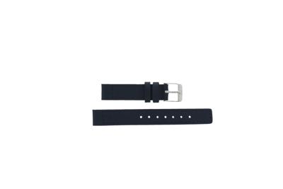 Horlogeband Davis BB1204B Leder Blauw 14mm